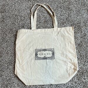 Gucci Large Canvas Tote Bag